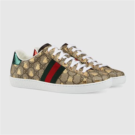 gucci bee sneakers replica|gucci sneakers ace women.